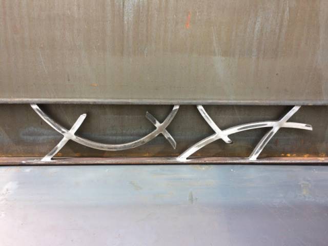 Appui de fenêtre sur modèle grille Val